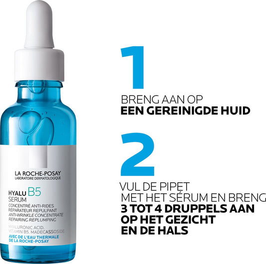 La Roche-Posay Hyalu B5 Suractivated Serum - Geschikt voor een gevoelige huid - Met hyaluronzuur en vitamine B5 - 30m
