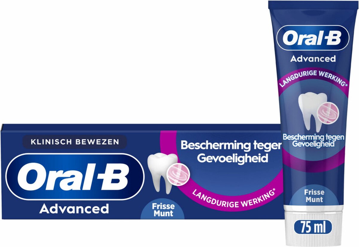 Oral-B Tandpasta Professional Bescherming Gevoelige Tanden Frisse Munt - 75 ml X 3 STUK