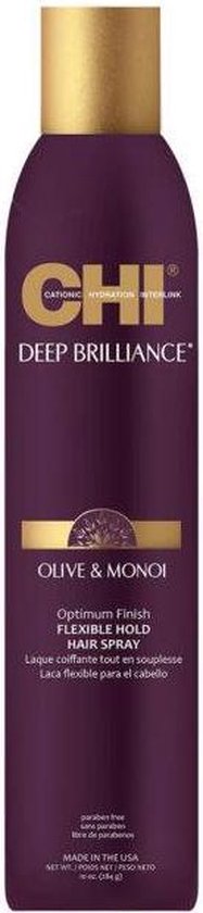 CHI - Spray tenue souple Deep Brilliance Olive & Monoï - 284 g