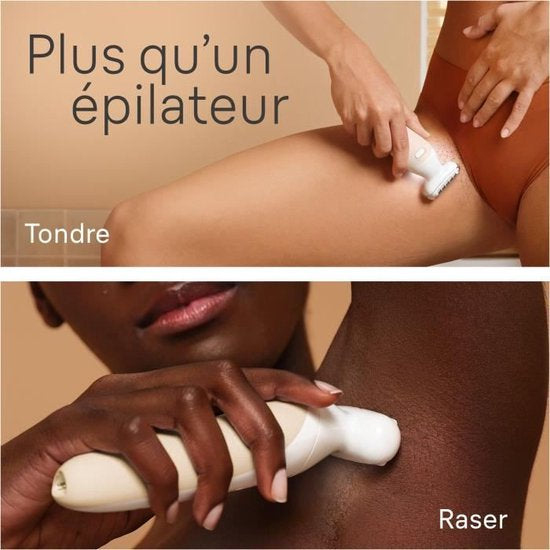 Elektrische epilator - BRAUN - Silk-épil 9 Flex 9- Wit/Goud