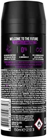6x Axe Bodyspray Excite zonder aluminiumzouten 150 ml
