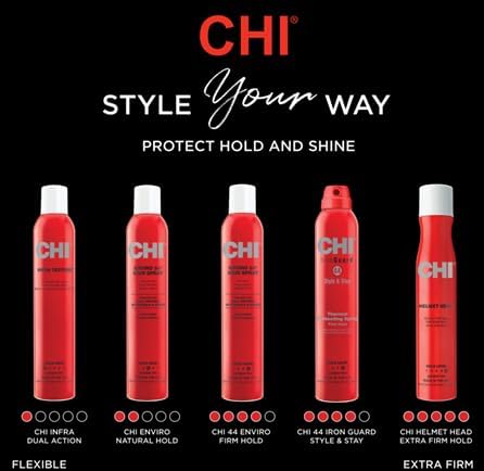 CHI 44 Iron Guard Style & Stay Firm Hold Thermal Protection Hairspray
