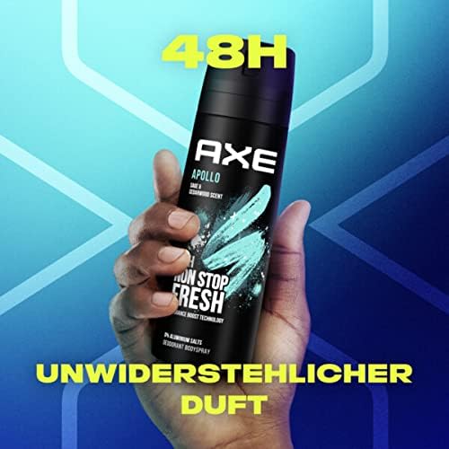 Axe Bodyspray Apollo sans sels d'aluminium 6x150ml