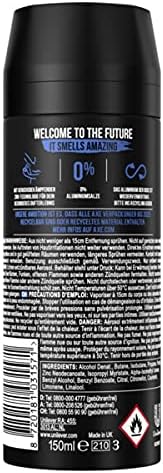 6x Axe Bodyspray Anarchy for Him zonder aluminiumzout 150 ml