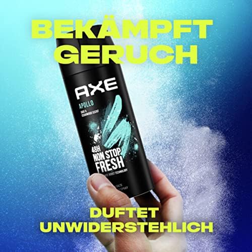 Axe Bodyspray Apollo sans sels d'aluminium 6x150ml