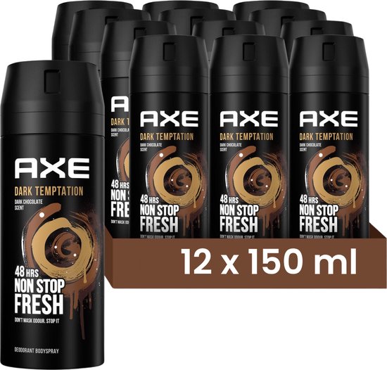 Axe Bodyspray Dark Temptation 150ML - 12 Pieces - Value Pack