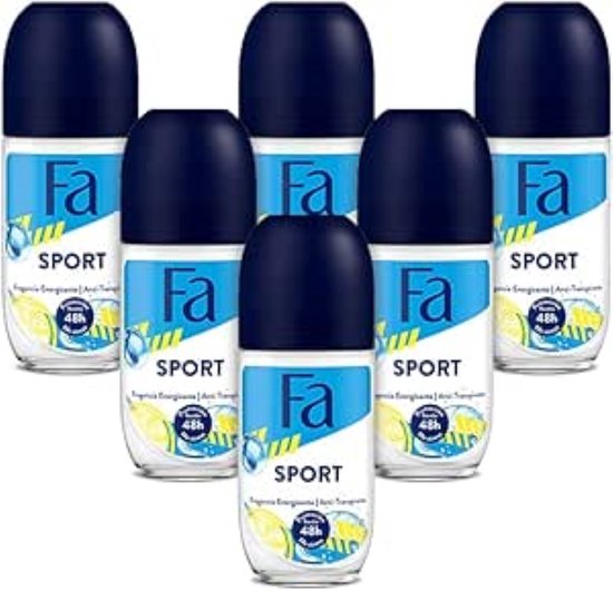 FA Deo Roller - Sport - Voordeelverpakking 6 x 50 ml