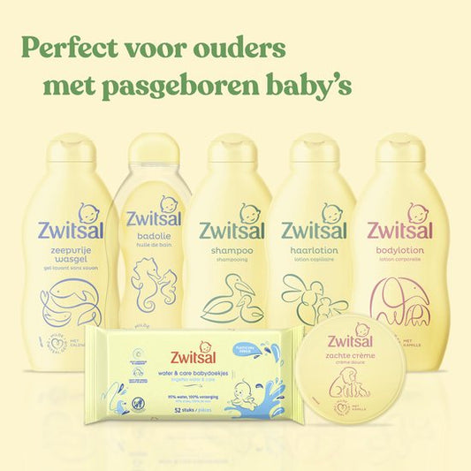Zwitsal Essentials Geschenkset - Baby & Kids - met huideigen ingrediënten en huidvriendelijke pH - 3 x 200 ml
