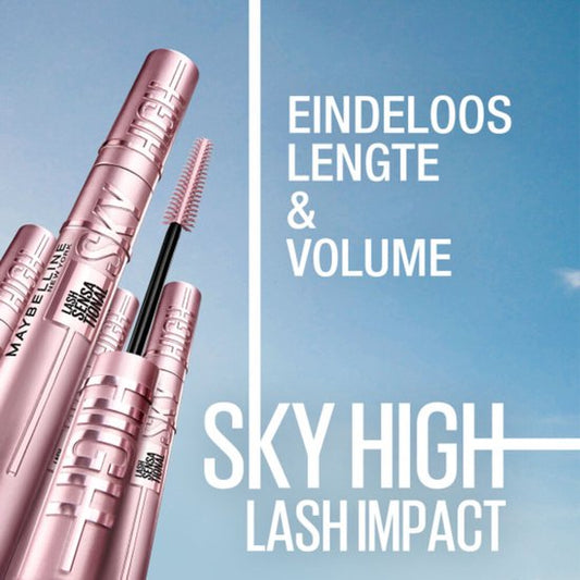 Maybelline Lash Sensational Sky High Mascara Waterproof Very Black 3 pieces