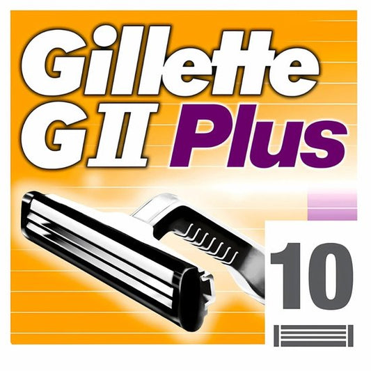 Rasoirs jetables Gillette GII Plus pour hommes - Lot de 10