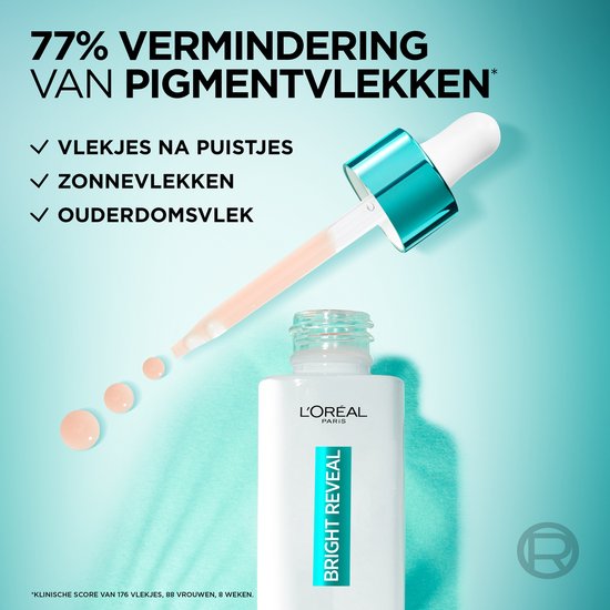 Sérum Niacinamide Revitalift Bright Reveal de L'Oréal Paris - 30 ml - 3 pièces