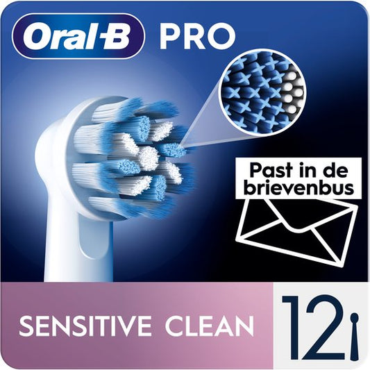 Oral-B Sensitive Clean Pro - Opzetborstels - 12 stuks