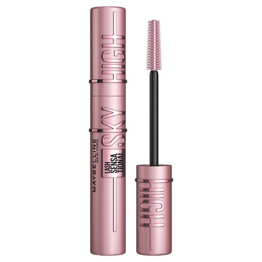 Maybelline New York - Mascara Lash Sensational Sky High - Very Black - Noir - Longueur infinie et volume intense - Brosse flexible - 7,2 ml