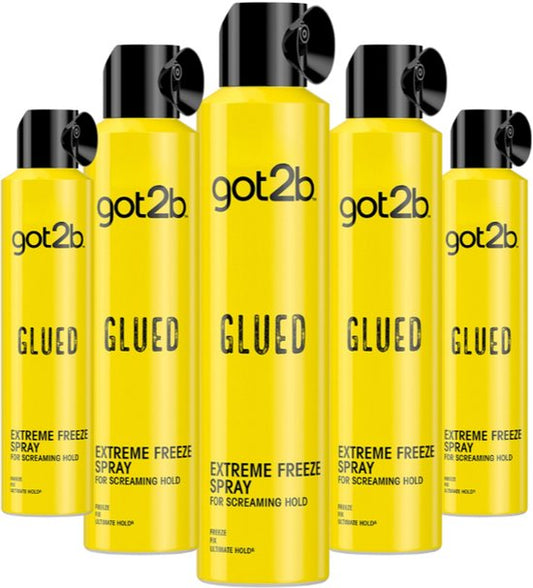 Laque pour cheveux collée Got2b - Tenue 72 h - Pack économique - 6 x 300 ml