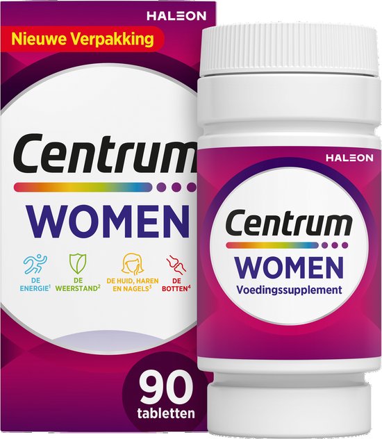 Centrum - Femmes - Multivitamines - Comprimés - 90 pièces