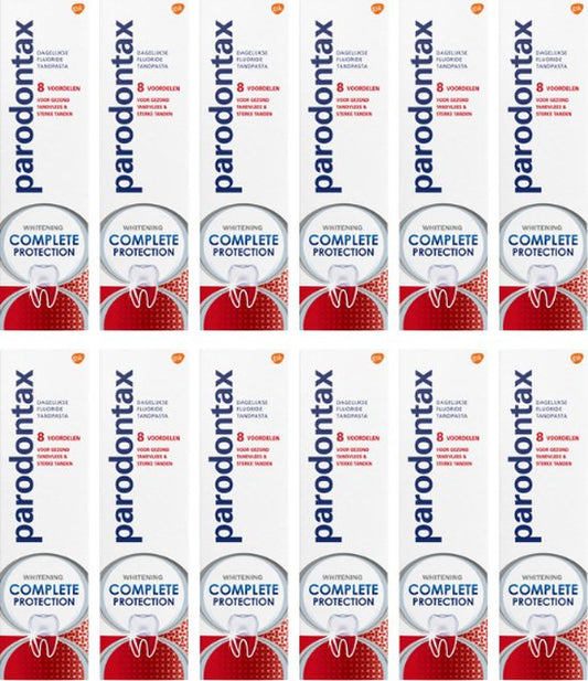 Parodontax - Tandpasta - Complete Protection - Whitening - 75ml x 12