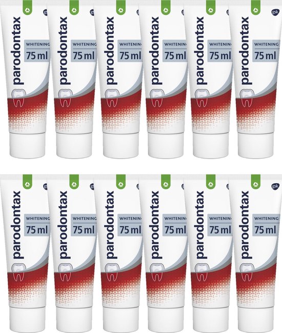 Dentifrice Parodontax - Blanchissant - 75 ml x 12