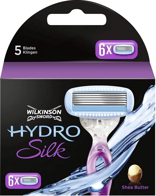 Lames de rasoir Wilkinson Hydro Silk Ă  technologie hydratante, lot de 2 ou 3