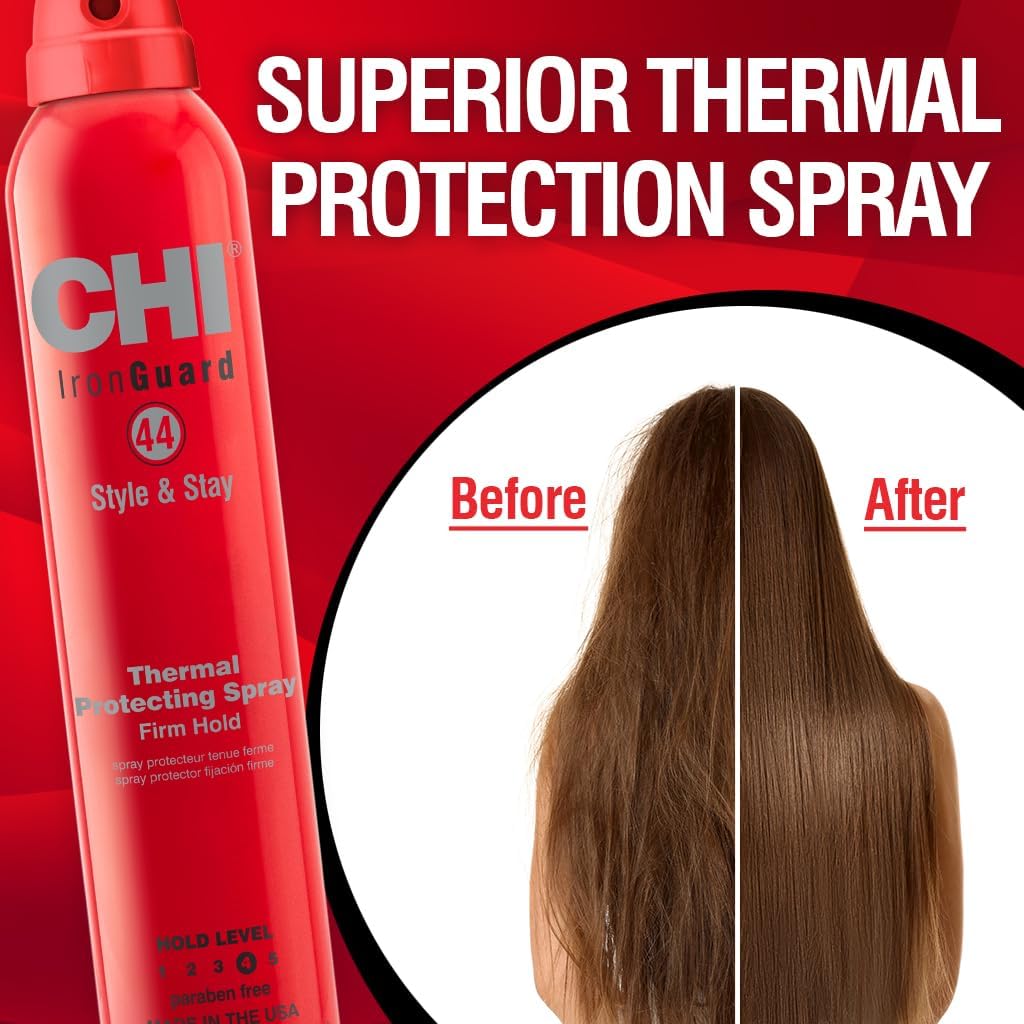 CHI 44 Iron Guard Style & Stay Firm Hold Thermal Protection Hairspray