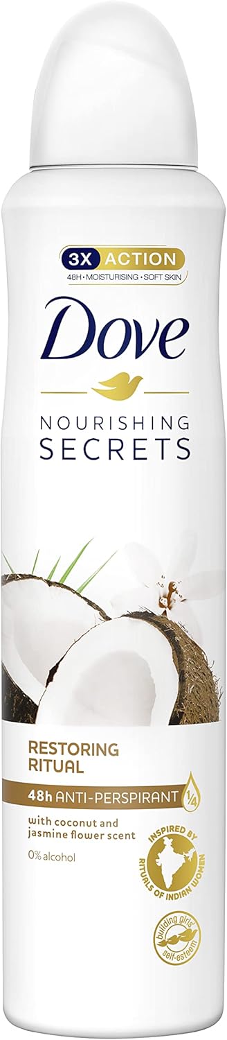 Déodorant Dove Nourishing Secrets Rituel Réparateur Spray - 6 x 150 ml