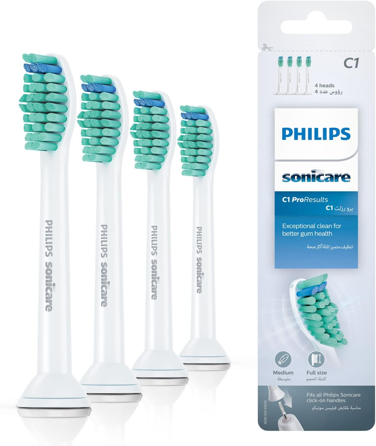 Philips Sonicare C1 Opzetborstels ProResults - 8 Stuks