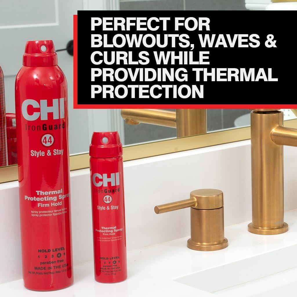 CHI 44 Iron Guard Style & Stay Firm Hold Thermal Protection Hairspray