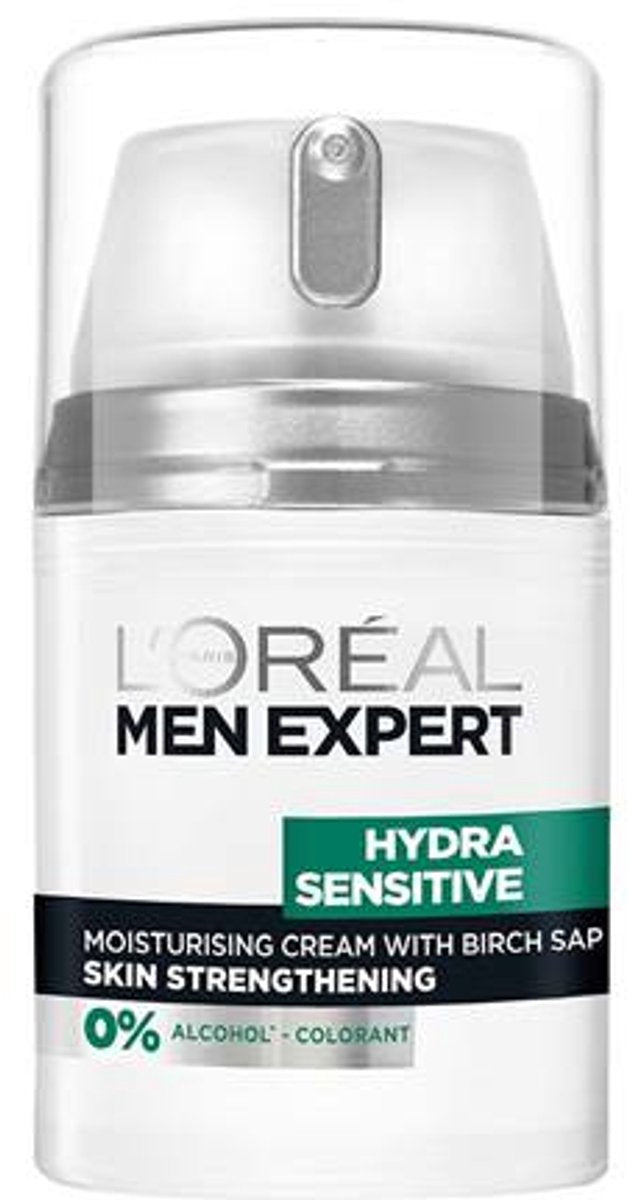 L’Oréal Men Expert Hydra Sensitive Gezichtscrème - 50 ml - Gevoelige Huid