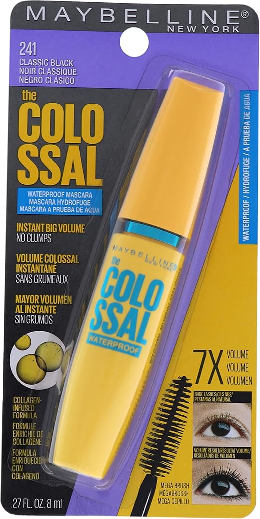 Maybelline The Colossal Volum Express waterdichte mascara β Classic Black voor vrouwen