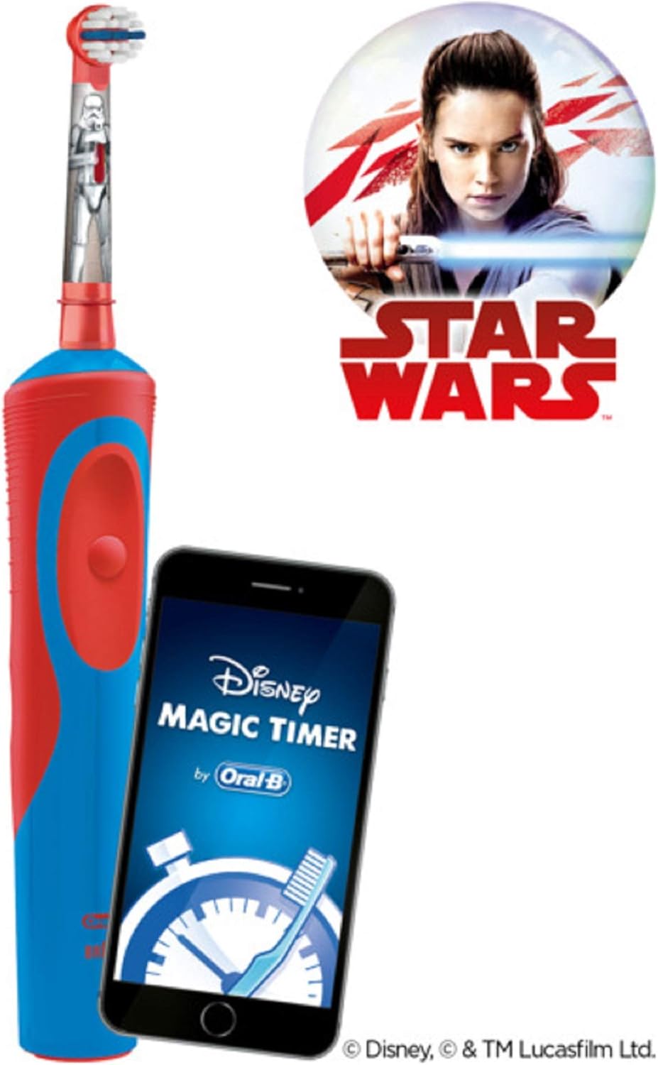 Oral-B - Elektrische tandenborstel voor kinderen Star Wars