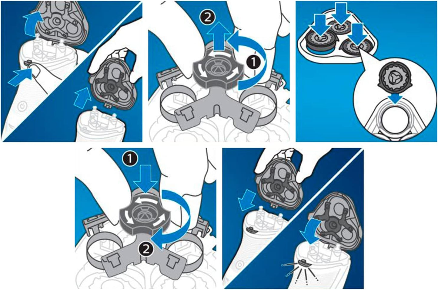 Philips Shaver 1000-3000 Series Shaving Heads