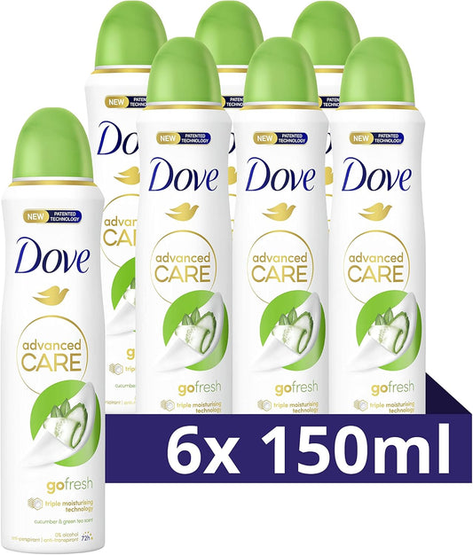 Dove Advanced Care Go Fresh Concombre et Thé Vert 6 x 150 ml