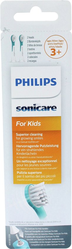 Philips Sonicare For Kids Compact HX6032/33 - Brush Head - 2 pieces - Green