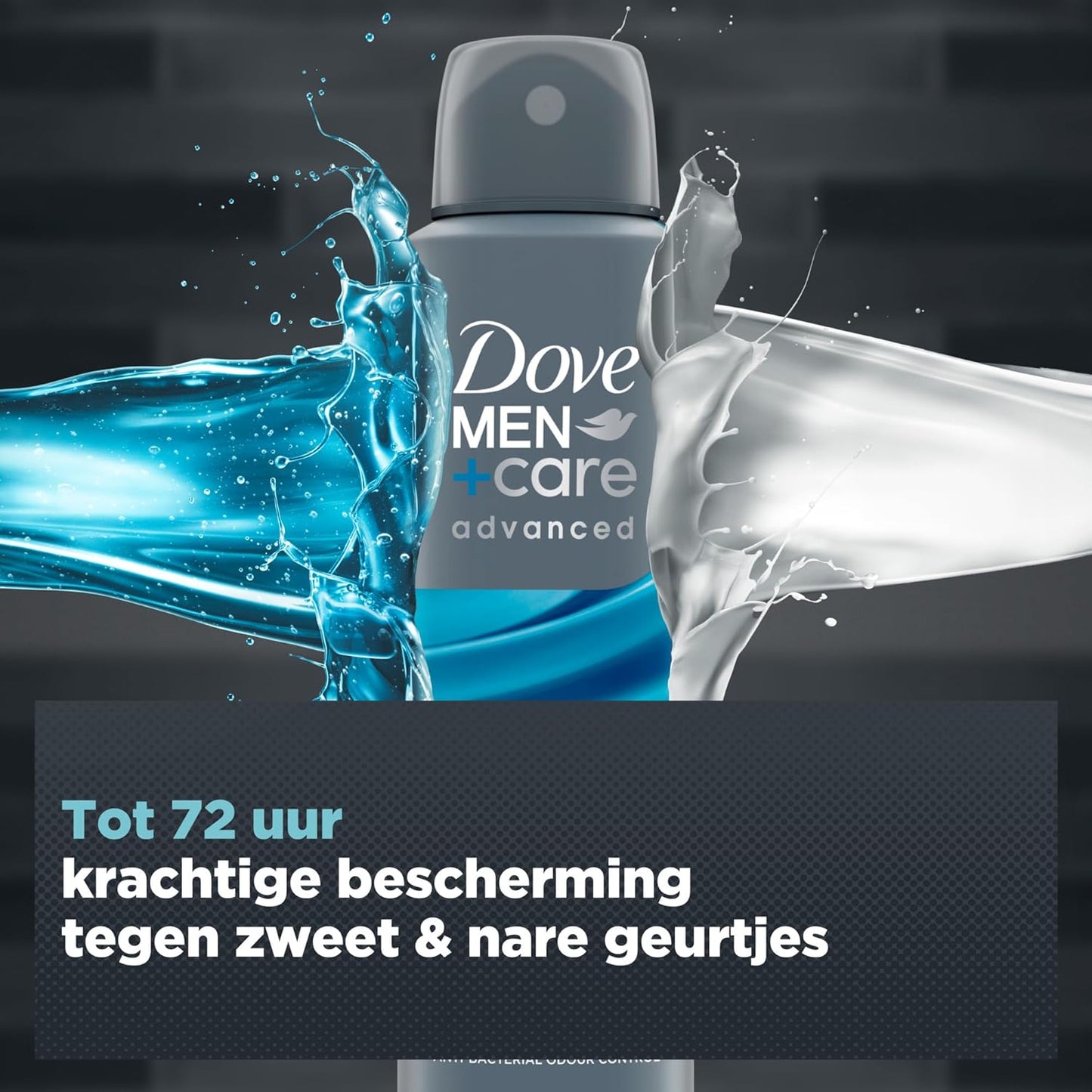 Dove Men+Care Advanced Clean Comfort Anti-Transpirant Deodorant Spray, tot 72 uur bescherming tegen zweet en nare geurtjes - 6 x 150 ml - Voordeelverpakking