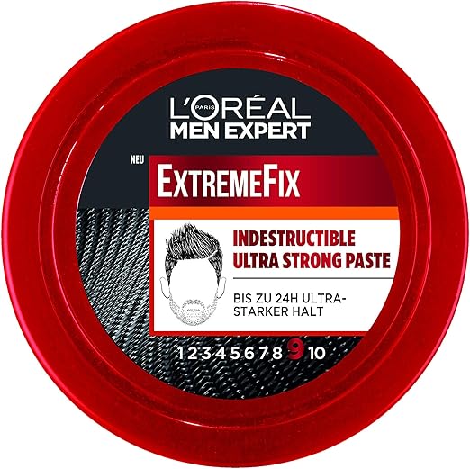 L'Oréal Men Expert Indestructible Ultra Strong Paste voor mannen, Extreme Fix, 1 x 75 ml