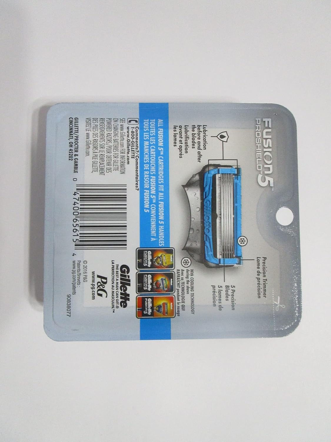 Cartouches Gillette Fusion Proshield Chill, 4 unités