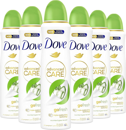 Dove Advanced Care Go Fresh Concombre et Thé Vert 6 x 150 ml
