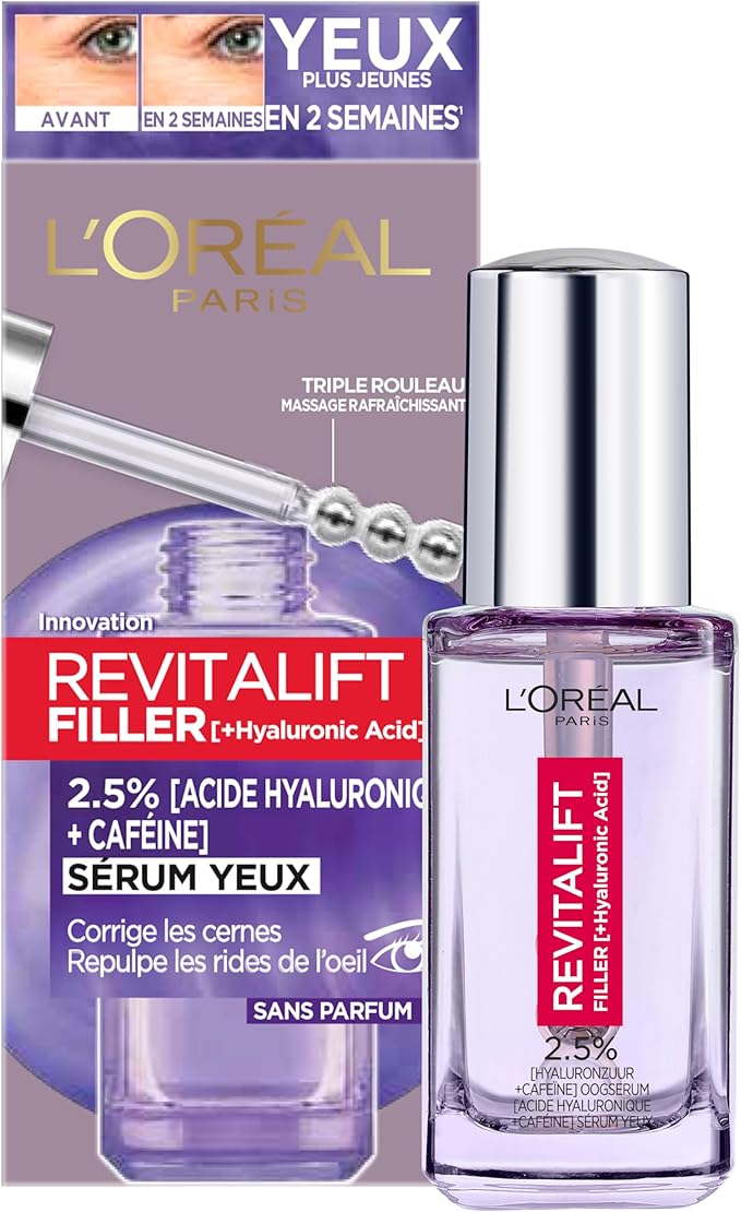 L'Oréal Paris Revitalift - Filler Hylaluronic acid 2.5% - eye serum - 20ml