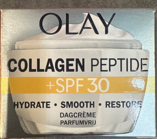 Olay Collagen Peptide SPF30 Day Cream - Strengthens - Restores & Hydrates - 50 ml