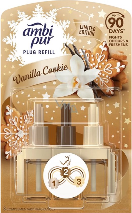 Ambi Pur 3Volution Vanilla Cookie 20 ml 3 pieces