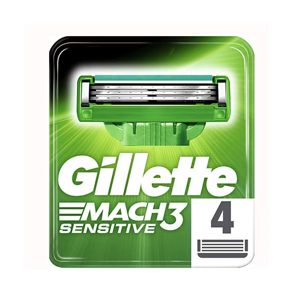 Gillette Mach3 sensitive - 4 stuks