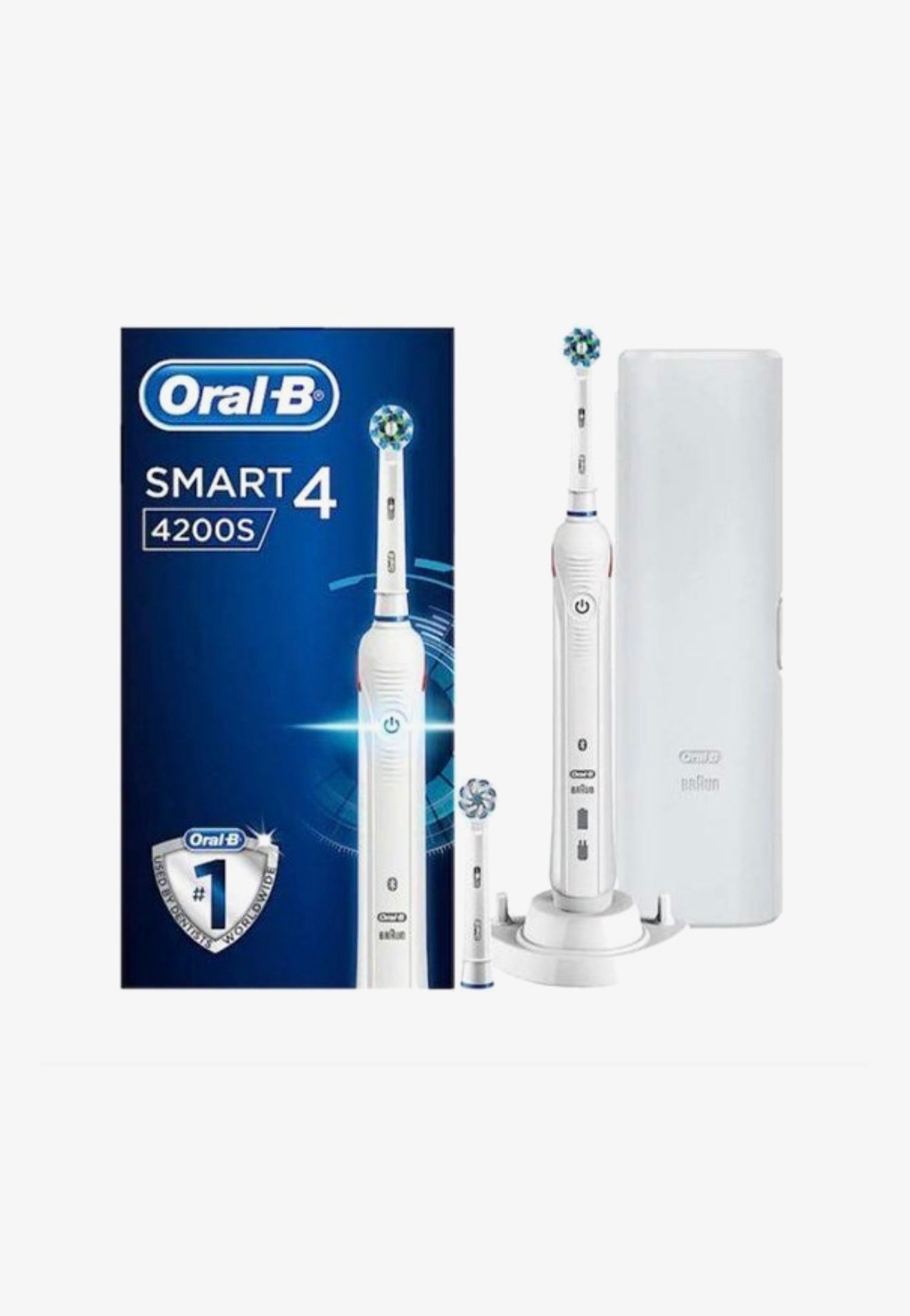 Oral-B Smart 4 - Electric Toothbrush - 4200W - White - Powered By Braun