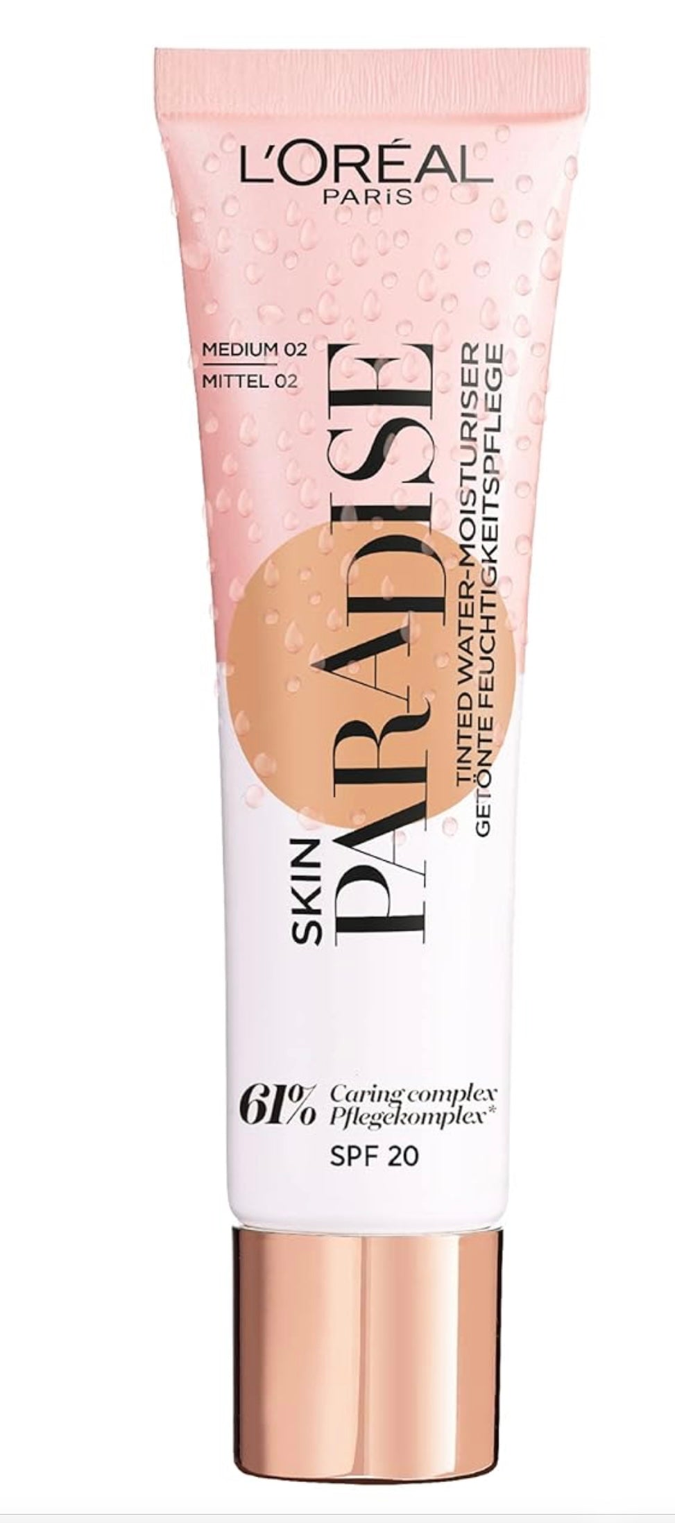 L'Oréal Paris Skin Paradise Fluide hydratant teinté medium 02, 1 pièce