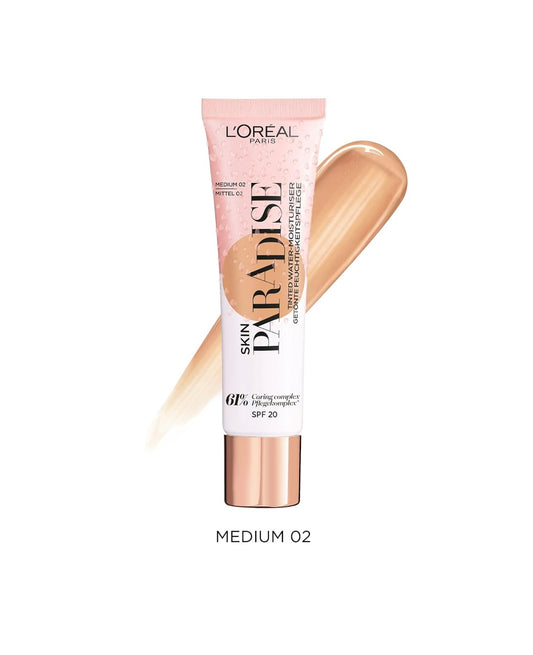 L'Oréal Paris Skin Paradise Fluide hydratant teinté medium 02, 1 pièce