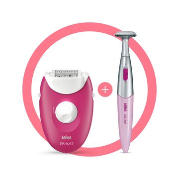 Épilateur Braun Silk-épil 3-420 pour une épilation longue durée, style bikini - Épilateur