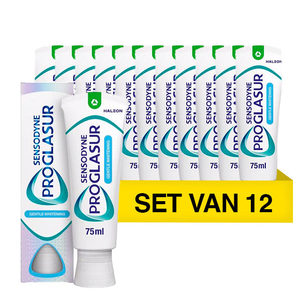 12 x Sensodyne Proglasur Gentle Whitening Dagelijkse Tandpasta 75 ML
