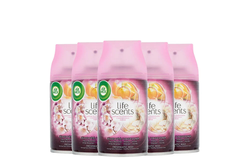 Air Wick Freshmatic Automatic Spray Life Scents Blissful Summer - 6x250 ml