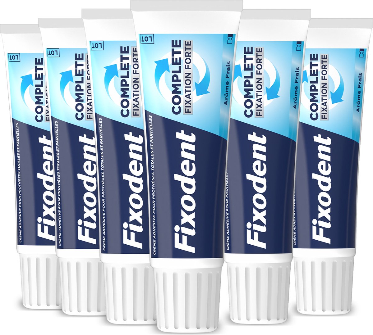 Fixodent Complete Strong Adhesive Paste Original Fresh - 6 x 47 gr