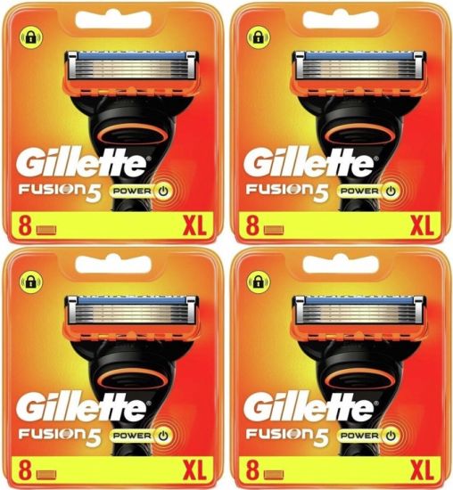 Gillette Fusion5 Power Scheermesjes 32 Stuks