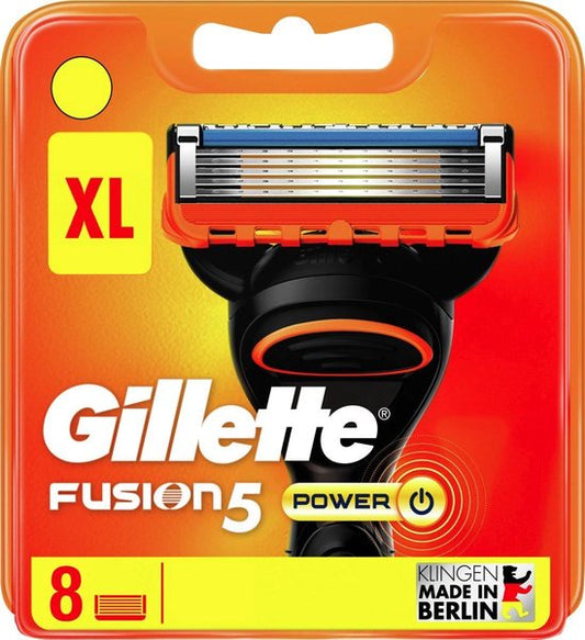 Lames de rasoir Gillette Fusion5 Power, 8 pièces
