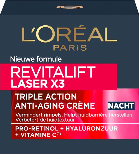 L'Oréal Paris Revitalift Laser X3 anti-wrinkle night cream - 50ml
